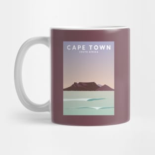 Cape Town, South Africa Travel Poster Mug